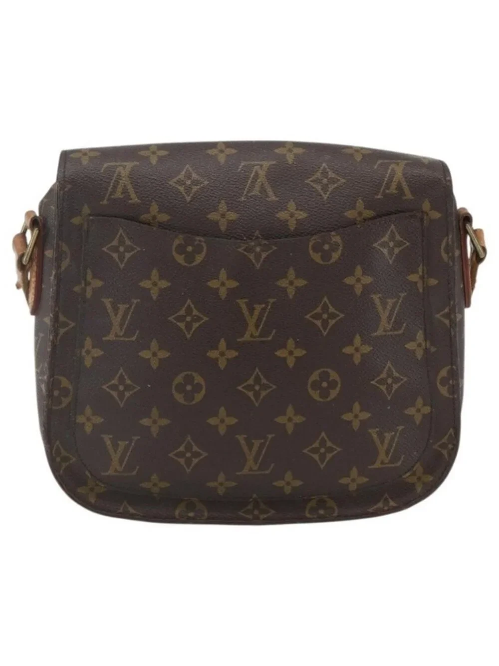 Authentic LOUIS VUITTON Monogram Saint Cloud GM Shoulder Bag M51242 LV
